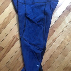 Lululemon running 3/4 tights